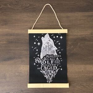 You Are a Wolf and You Cannot Be Caged OwlCrate Poster Wall Hanging
